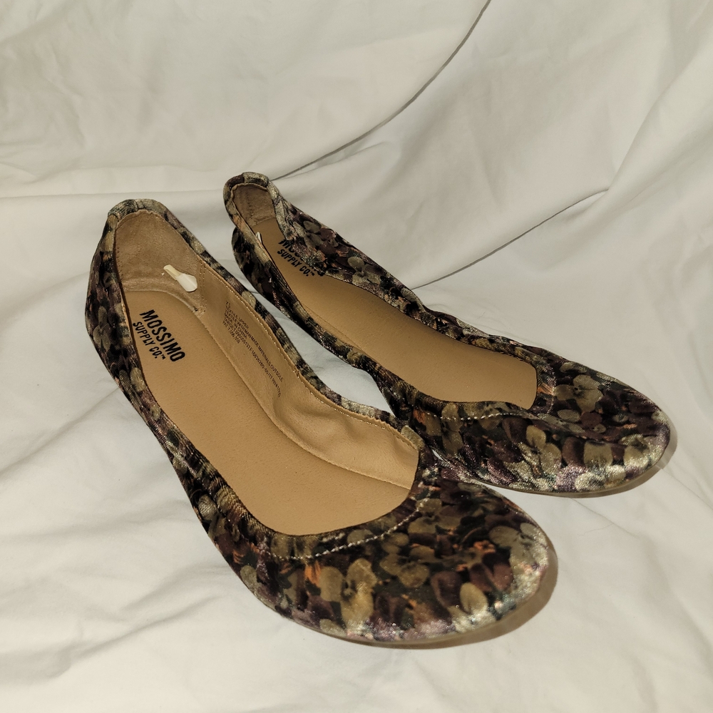 Mossimo Supply Co. Velour Ballet Flats